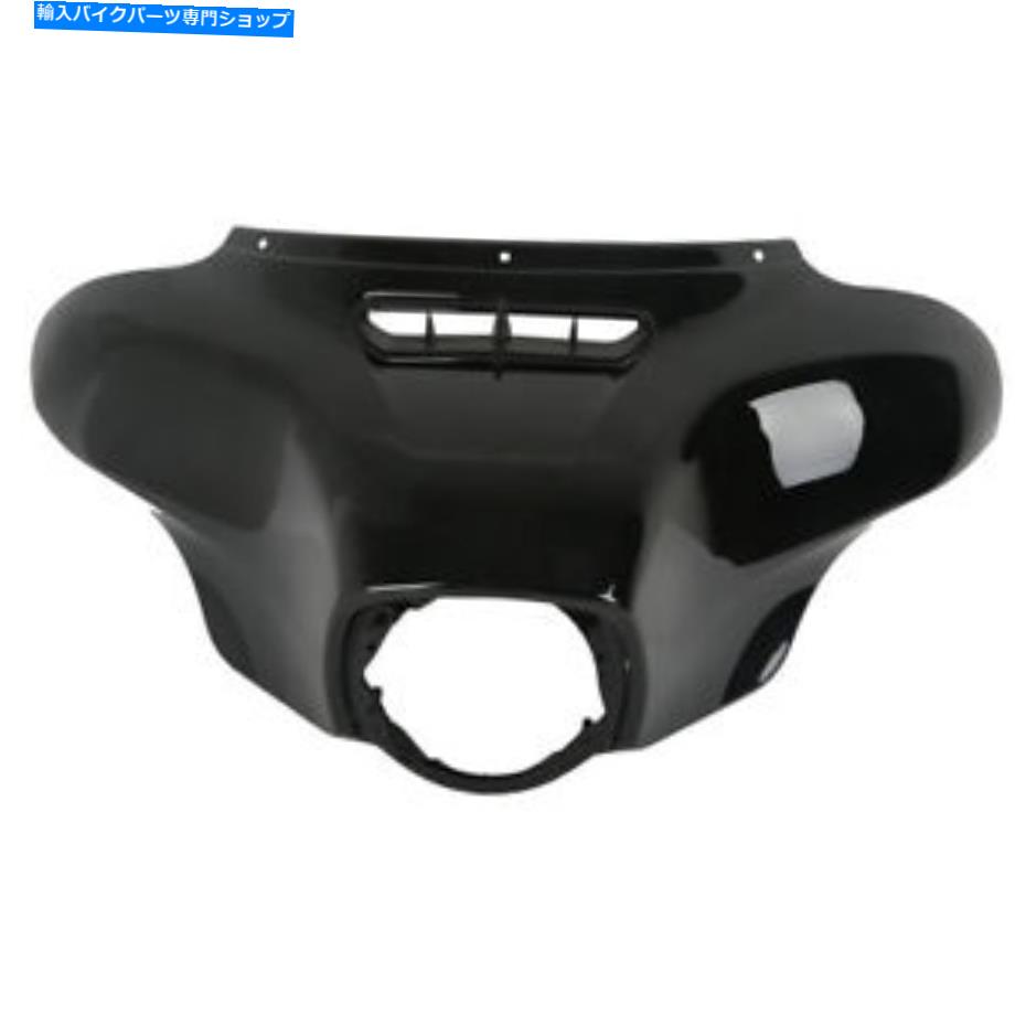 Graphics decal kitFairings ハーレーツーリングストリートグライド2014-2022ブラックに適したフロントアッパーバットウィングフェアリング Front Upper Batwing Fairing Fit For Harley Touring Street Glide 2014-2022 Black