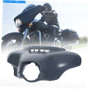 Fairings ハーレーCVOストリートグライドに適したガンシップグレーバットウィングアウターフェアリングカウルフィット14-22 Gunship Gray Batwing Outer Fairing Cowl Fit For Harley CVO Street Glide 14-22
