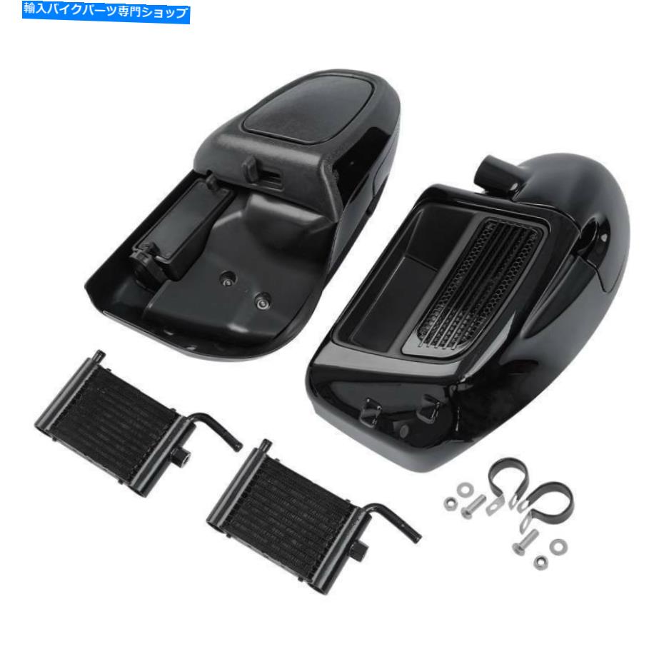 Fairings ハーレーロードグライド2014-2022に適したベントフェアリングラジエータークーラー冷却 Lower Vented Fairing Radiator Cooler Cooling Fit For Harley Road Glide 2014-2022