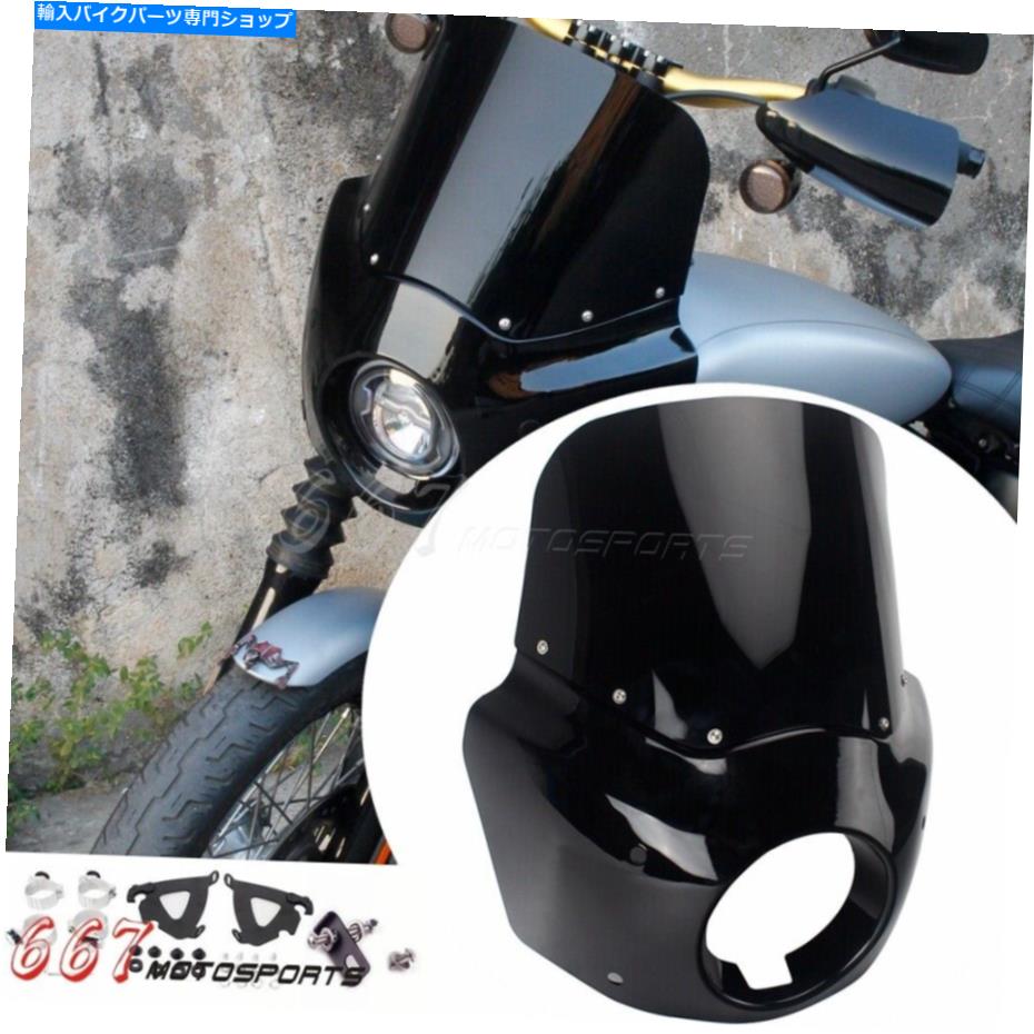 Fairings ハーレーソフトアイル2018-2022 StreetBob FXBB FXLR FXST FRONT FAIRLING W/WINDSHIELD For Harley Softail 2018-2022 StreetBob FXBB FXLR FXST Front Fairing w/Windshield