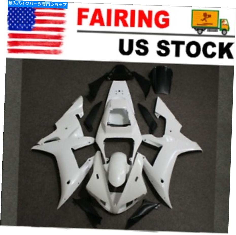 Fairings ヤマハYZF-R1 YZF R1 2002 2003ボディワークセット用の塗装されていないプラスチックフェアリングキット Unpainted Plastic Fairing Kit For Yamaha YZF-R1 YZF R1 2002 2003 Bodywork Set