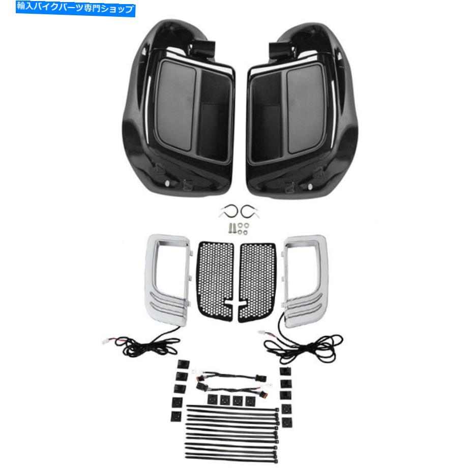 Fairings ハーレーツーリングに適した低いベントフェアリングスピーカーポッドシグナルライト2014-2022 Lower Vented Fairings Speaker Pods Signal Light Fit For Harley Touring 2014-2022