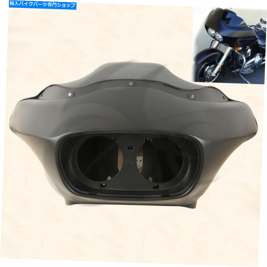 Fairings ハーレーロードグライドFLTR 1998-2013に適したフロントインナーアンドアウターヘッドライト..