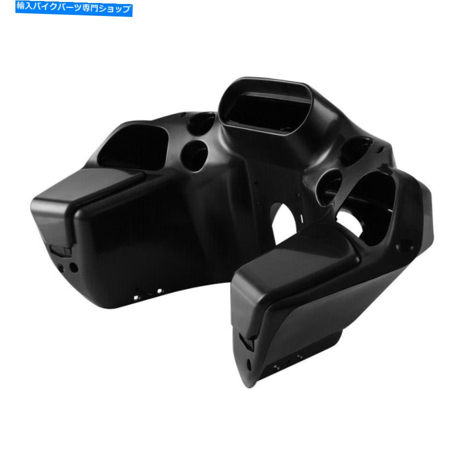 Fairings ハーレーロードグライド98-2013に適した塗装されていない内側の外側のフロントヘッドライトフ..