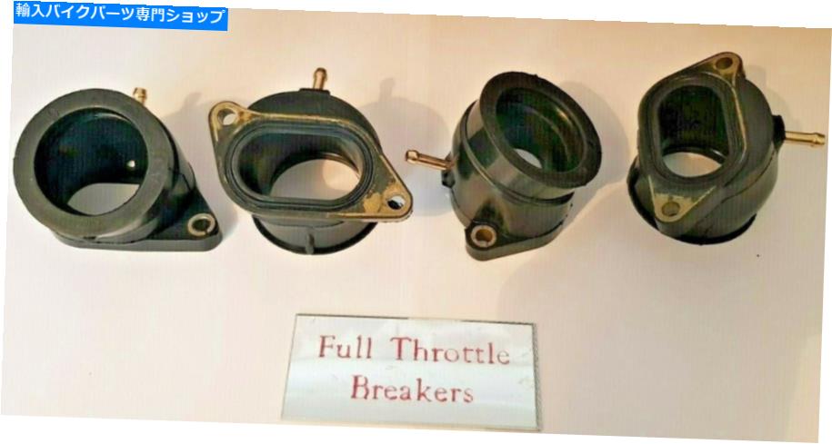Carburetor フィット：ヤマハFZ-1 FZS 1000 FAZER 2001-2005炭水化物吸気インレットマニホールドラバー fits: YAMAHA FZ-1 FZS 1000 FAZER 2001-2005 CARB INTAKE INLET MANIFOLD RUBBERS