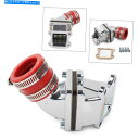 Carburetor ホンダディオ50 17 18 28期間Gz用の赤いキャブレター吸気インターフェイスバルブ Red Carburetor Intake In...
