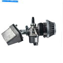 Carburetor 49cc 66cc 80cc電動自転車用のキャブレター&インテーク&エアフィルターシルバー Carburetor & Intake & A...