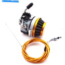 Carburetor 2ストローク用キャブレターエアフィルターガススロットルケーブル49 50 60 66 80ccプッシュバイク Carburetor Air Filter Gas Throttle Cable For 2 Stroke 49 50 60 66 80cc Push Bike(2)