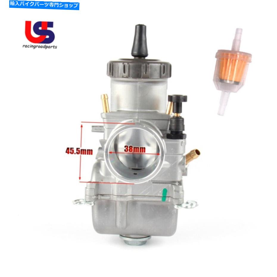Carburetor 川崎KX125 KX250 250 RM250のPWK 38mmキャブレター PWK 38mm Carburetor For Kawasaki KX125 KX250 250 RM250
