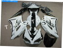 Fairings CBR1000RR 04-05 ABS射出型ボディワークフェアリングキットブラックホワイトプラマック For CBR1000RR 04-05 ABS Injection Mold Bodywork Fairing Kit Black White Pramac