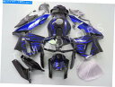 Fairings CBR600RR 2005-2006 ABS射出型ボディワークフェアリングキットブラックブルーフレーム For CBR600RR 2005-2006 ABS Injection Mold Bodywork Fairing Kit Black Blue Flame(2)