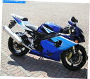 Fairings インジェクションキットスズキ2004-2005 GSXR 600 750 A024に適しています Injection Kit Blue White Fairing Fit for Suzuki 2004-2005 GSXR 600 750 a024