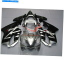 Fairings ホンダCBR600F4I 2001-2003 ABSインジェクションボディワークブラック＆シルバー01のフェアリングキット Fairing Kit For Honda CBR600F4i 2001-2003 ABS Injection Bodywork Black Silver 01