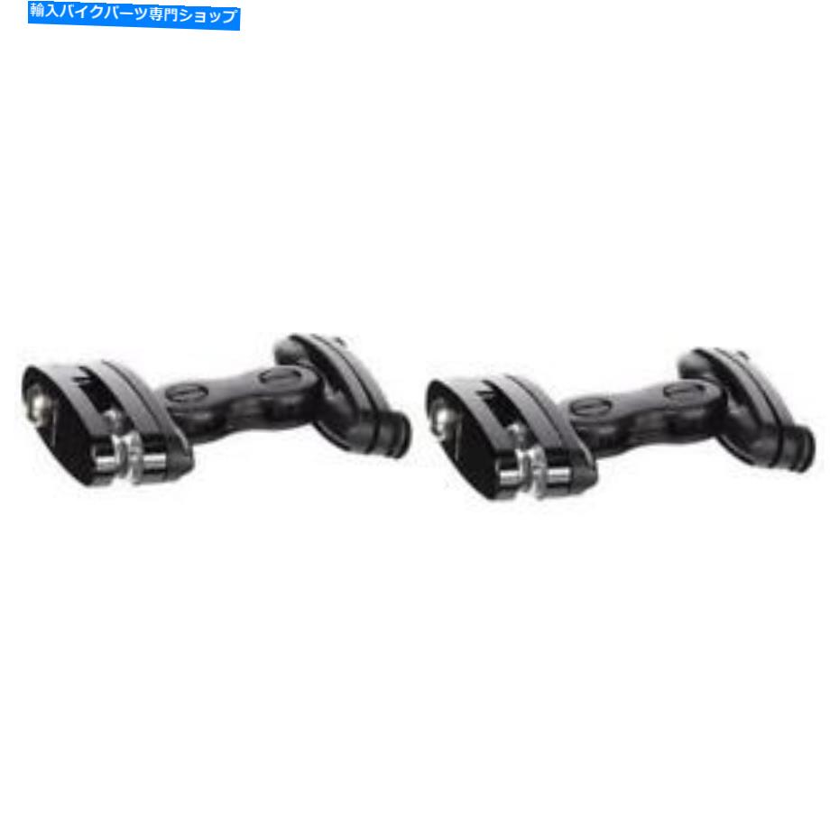 Windshields Visor Spares BlackのPuigマルチ調整可能なクリップ Puig Multi Adjustable Clip On Visor Spares Black