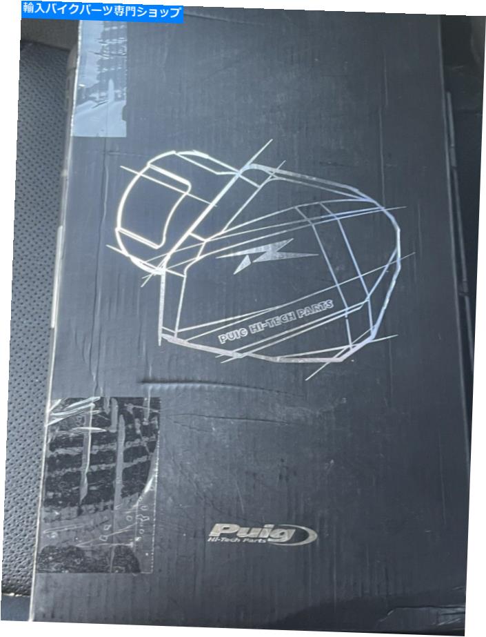 Windshields プイグフレームスライダーR12ブラック7065N PUIG FRAME SLIDERS R12 BLACK 7065N