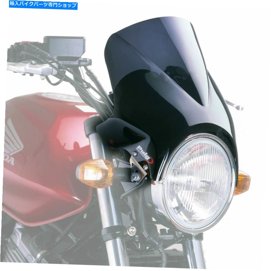 Windshields プイグウィンディスクリーンダークスモーク-YamahaXJR120095-98 Puig Windy Screen Dark Smoke - Yamaha XJR 1200 95-98