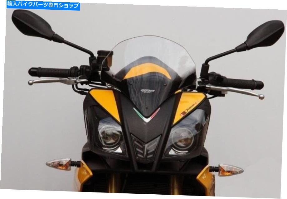 Windshields ȥХΥեȥ饹MRAץꥢȥV4RRK/TY2011-2014եSPM֥å Motorcycle Windshields MRA APRILIA TUONO V4R, RK/TY, 2011-2014, form SPM, black