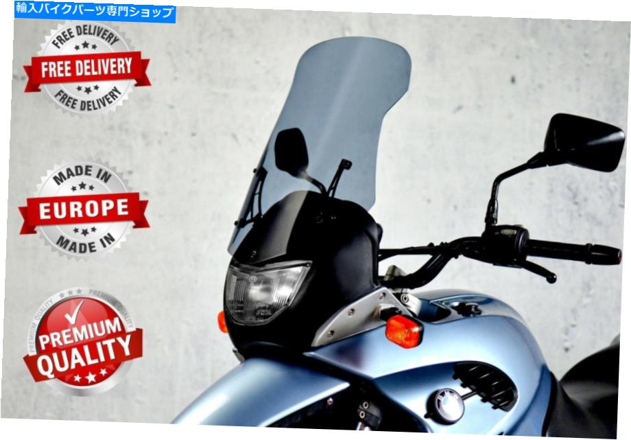 Windshields ツーリングスクリーン背の高いフロントガラスハイスモークフロントガラスBMW F 650 GS 2000-2003 TOURING SCREEN TALL WINDSHIELD HIGH SMOKED WINDSCREEN BMW F 650 GS 2000-2003