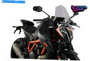Windshields プイグスクリーンネイキッドN.G.ツーリングKTM 1290 SuperDuke R EVO 2022軽い煙 PUIG SCREEN NAKED N.G. TOURING KTM 1290 SUPERDUKE R EVO 2022 LIGHT SMOKE(2)