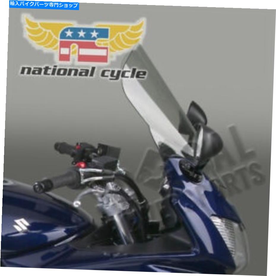 Windshields Suzuki Bandit 1250 N20201のためのNational Cycle V-Stream Windshield Clear National Cycle V-Stream Windshield Clear for Suzuki Bandit 1250 N20201