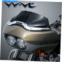 Windshields ナショナルサイクルウェーブフロントガラス、6.25in./Dark Tint N27406 H/D FLTR 98-Present Na...