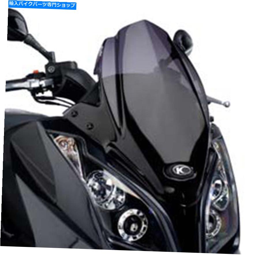 Windshields プイグスクリーンVテックラインスポーツKymcoダウンタウン300I 09-14ダークスモーク PUIG SCREEN V-TECH LINE SPORT KYMCO DOWNTOWN 300i 09-14 DARK SMOKE