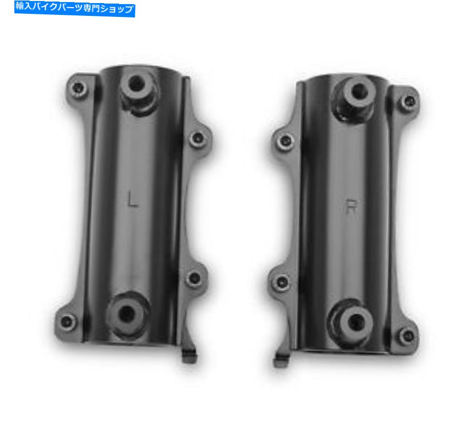 Windshields 2015-2022 Kawasaki Vulcan S Fixed Windshield Fork Bracket Kit Black 99994-0824 2015-2022 KAWASAKI VULCAN S FIXED WINDSHIELD FORK BRACKET KIT BLACK 99994-0824