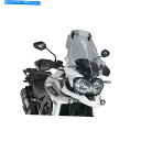 Windshields プイグツーリングフロントガラスバイザー-Smoke 9614H PUIG TOURING WINDSCREEN VISOR - SMOK...