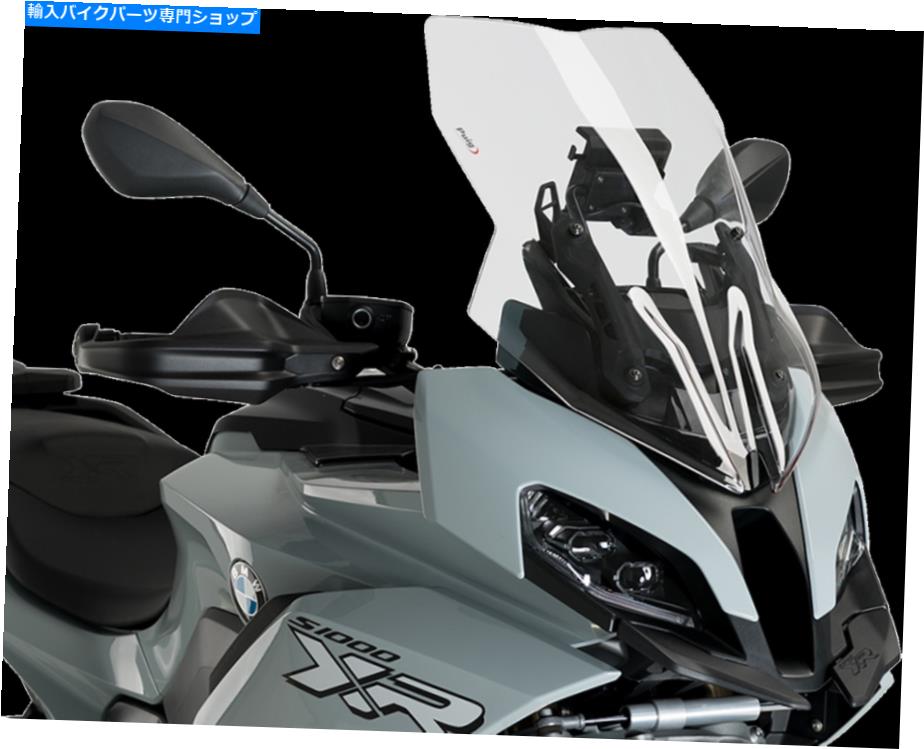 Windshields 2020-2021 BMW S 1000 XR Puig Hi-Tech Parts Touring Windscreen Clear 20447W 2020-2021..