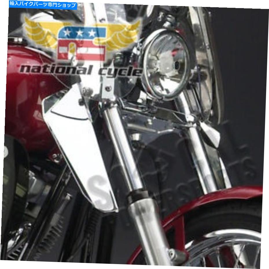 Windshields 2000-2007 Harley-Davidson fxstdソフトアイルDeuce Switchblade Chrome Lowers 2000-2007 Harley-Davidson FXSTD Softail Deuce SwitchBlade Chrome Lowers