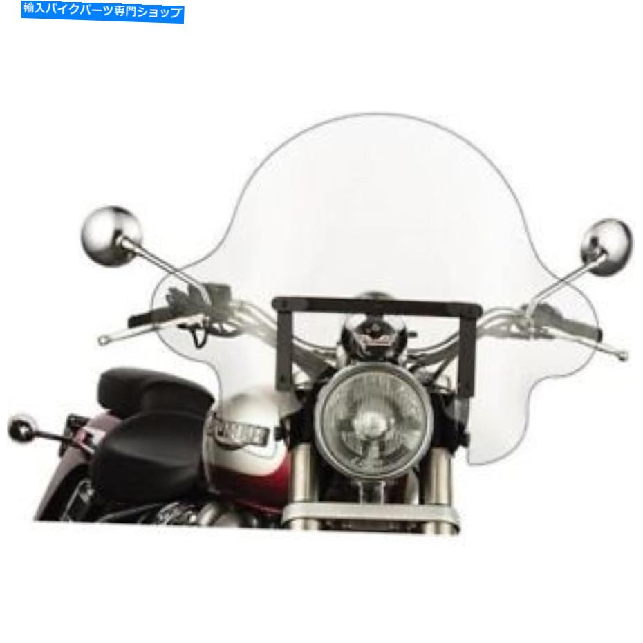 Windshields クリア/ブラックスリップストリーマーSS-32ファルコン16 "特大のフォーク用のフロントガラ..