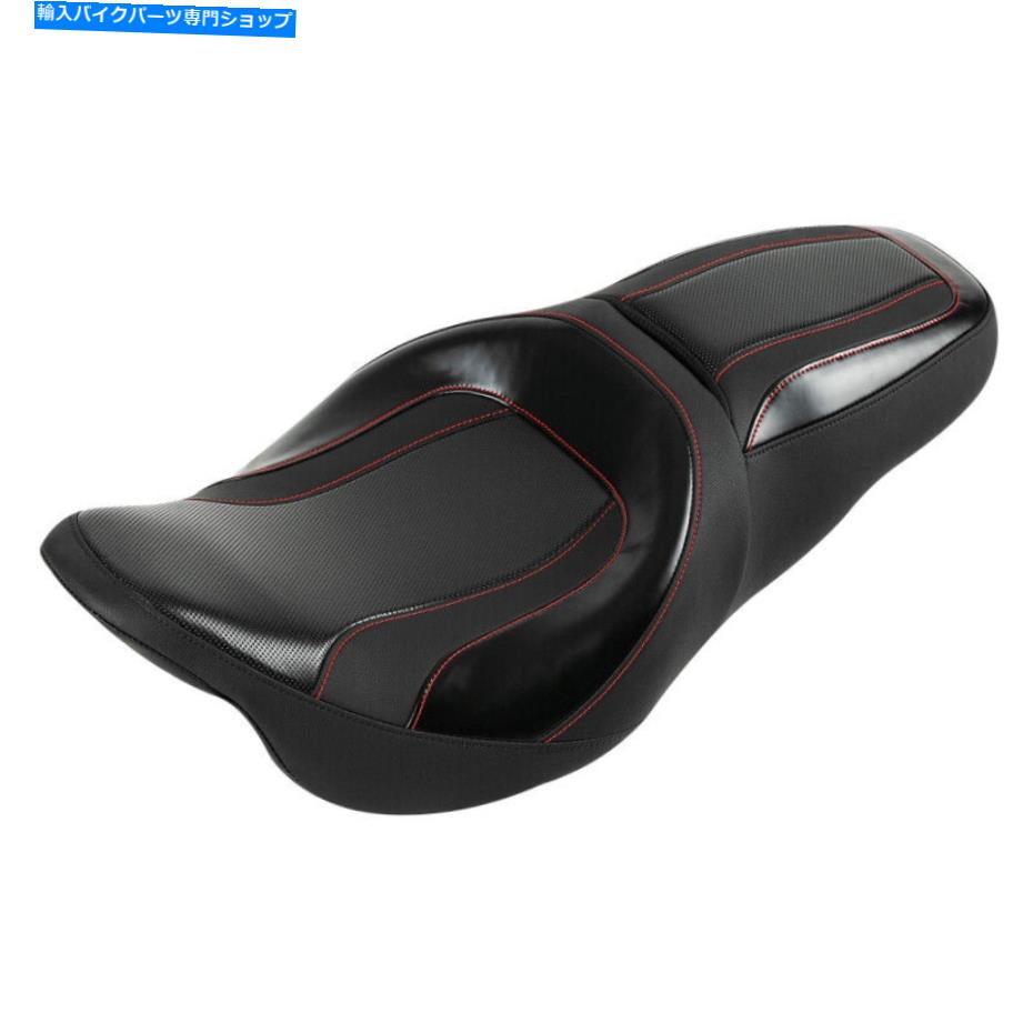 Seats ハーレーストリートグライド2009-2022 14 15 16 17 18に適したブラックドライバーの助手席 Black Driver Passenger Seat Fit For Harley Street Glide 2009-2022 14 15 16 17 18