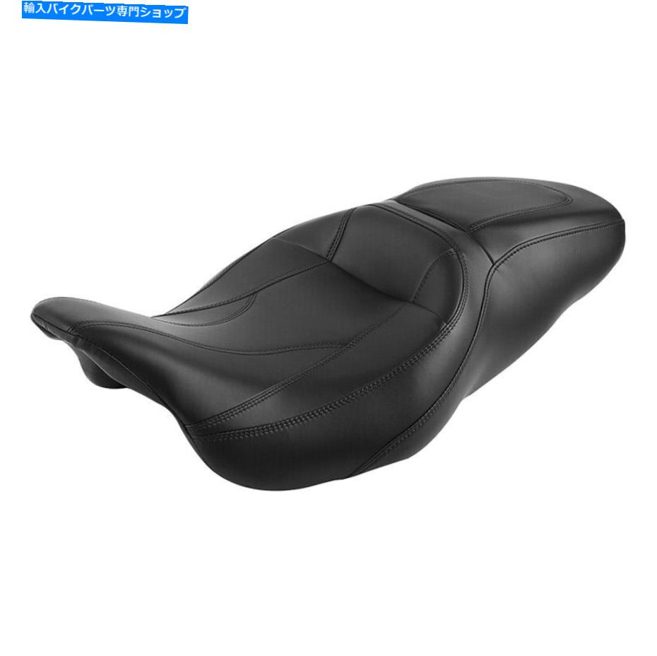 Seats ハーレーツーリングストリートグライドに適したブラックドライバーライダーの助手席09-later Black Driver Rider Passenger Seat Fit For Harley Touring Street Glide 09-later