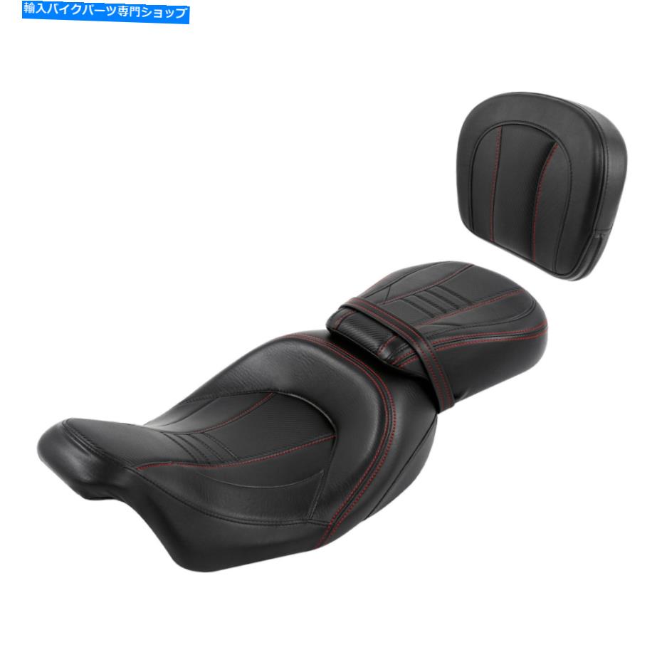 Seats ドライバーの助手席＆バックレストパッドハーレーツーリングロードグライド2009-2022に適しています Driver Passenger Seat & Backrest Pad Fit For Harley Touring Road Glide 2009-2022