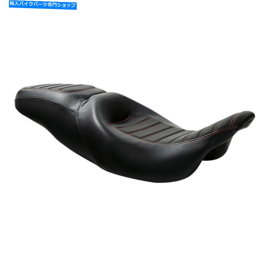 Seats ハーレーツアーエレクトラグライドにフィットするブラックドライバーライダーの助手席09-22 19 Black Driver Rider Passenger Seat Fit For Harley Touring Electra Glide 09-22 19