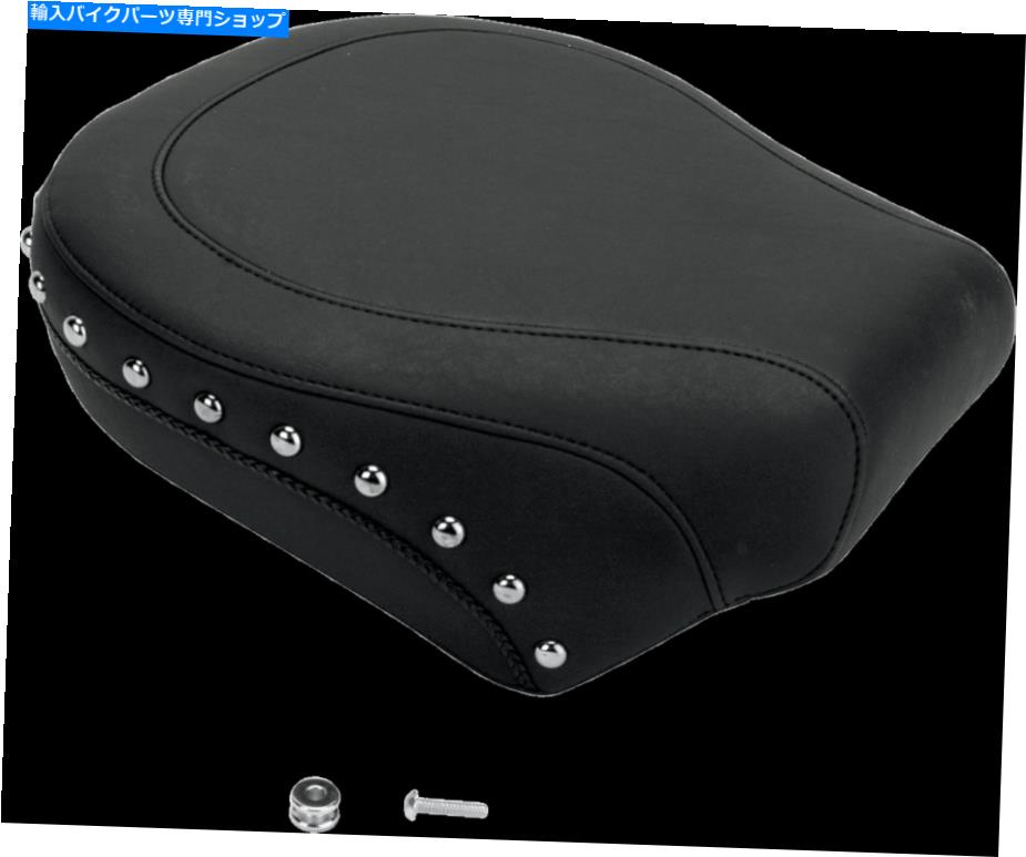 Seats ムスタングは後部ピリオンシートハーレー07-17 fxst flstf/b MUSTANG Studded REAR Pillion Seat HARLEY 07-17 FXST FLSTF/B