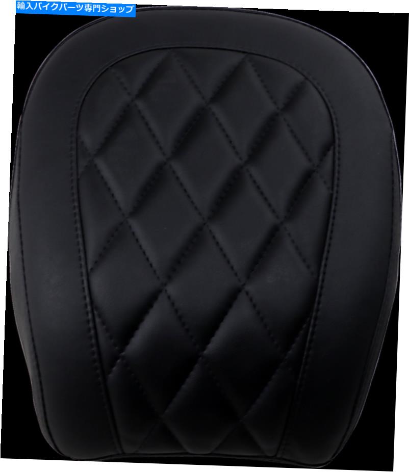 Seats マスタングワイドトリッパーソロシートブラックダイヤモンドリア - ピリオンパッド83036 Mustang Wide Tripper Solo Seat Black Diamond Rear - Pillion Pad 83036