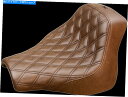 Seats サドルマン反逆者のソロシート - ハーレー18-19ソフトアットファットボブブラウン Saddlemen Renegade Solo Seat - Harley 18-19 Softail Fat Bob Brown