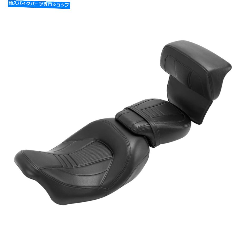 Seats ハーレーCVO Limited Flhtkse 14-22に適合するバックレストパッド付きドライバー助手席パッド Driver Passenger Seat W/ backrest Pad Fit For Harley CVO Limited FLHTKSE 14-22