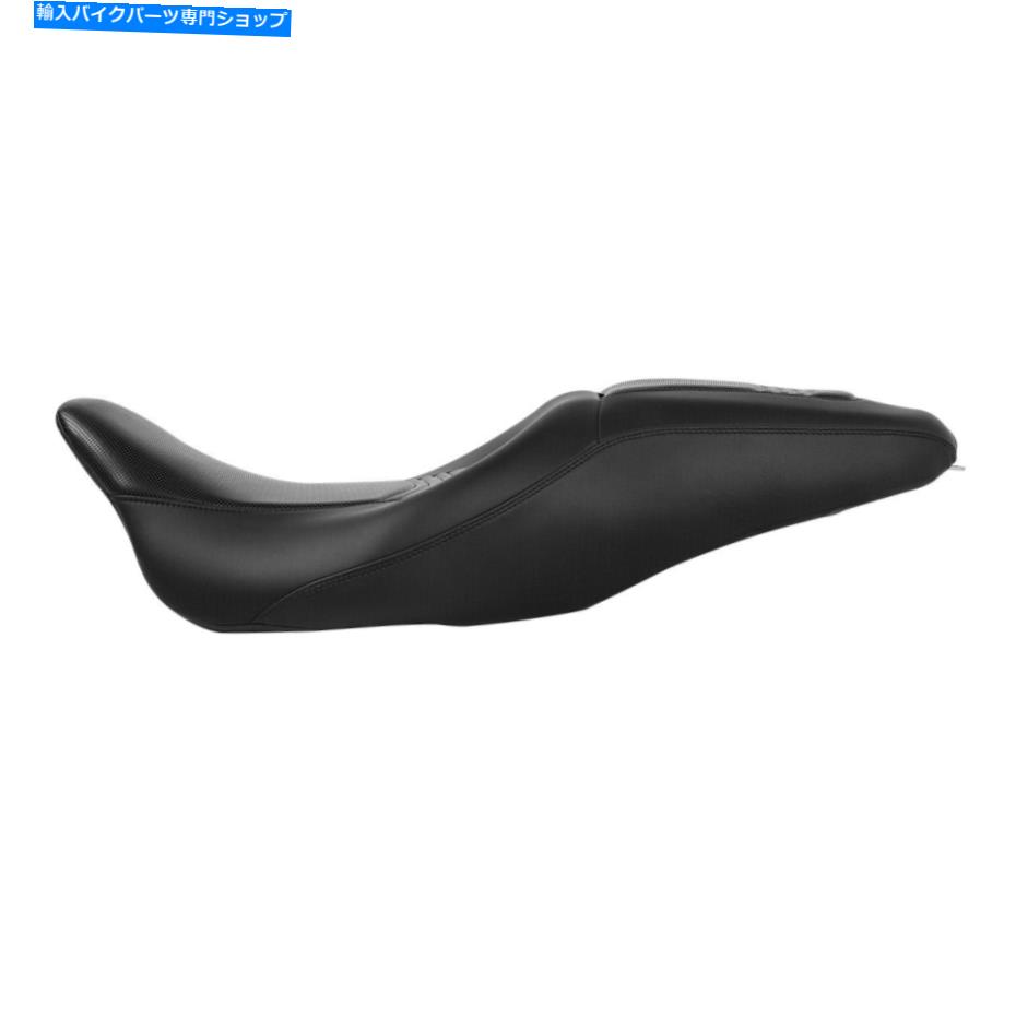 Seats ハーレーツーリングロードグライドロードキングにぴったりのドライバーと助手席 Driver & Passenger Seat Fit For Harley Touring Road Glide Road King 09-22 Black