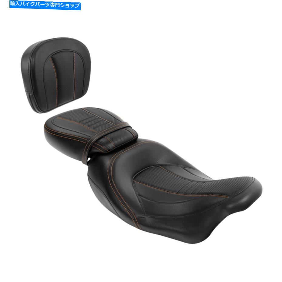 Seats ハーレーエレクトラストリートグライド2009-2021に適したドライバーの助手席＆バックレストフィット Driver Passenger Seat & Backrest Fit For Harley Electra Street Glide 2009-2021