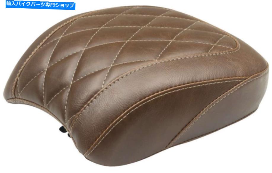 Seats マスタングワイドトリッパー後部助手席ダイヤモンドステッチブラウン83042 Mustang Wide Tripper Rear Passenger Seat Diamond Stitch Brown 83042