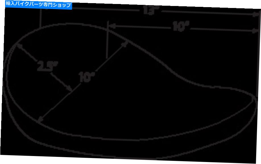 Seats ドラッグスペシャリティシートスモールスムースソロBL 0806-0109 DRAG SPECIALTIES SEAT SMALL SMOOTH SOLO BL 0806-0109