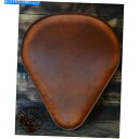 Seats ボブバーチョッパーカスタムソロシート ''ドロップヴィンテージブラウン "サイズs/1 Bobber Chopper Custom Solo seat ''Drop vintage brown" size S/1