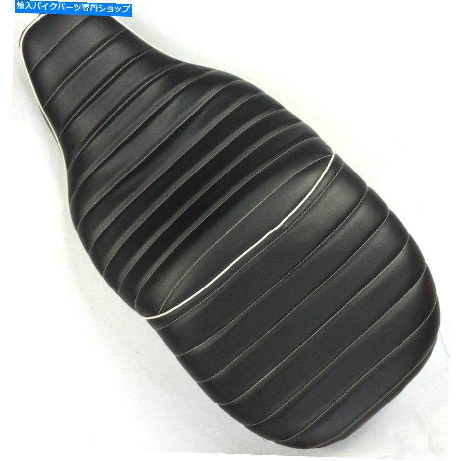 Seats 07-12ハーレーエレクトラグライドのブラックドライバーの乗客クロスストライプレザーシート Black Driver Passenger Cross Stripe Leather Seat For 07-12 Harley Electra Glide