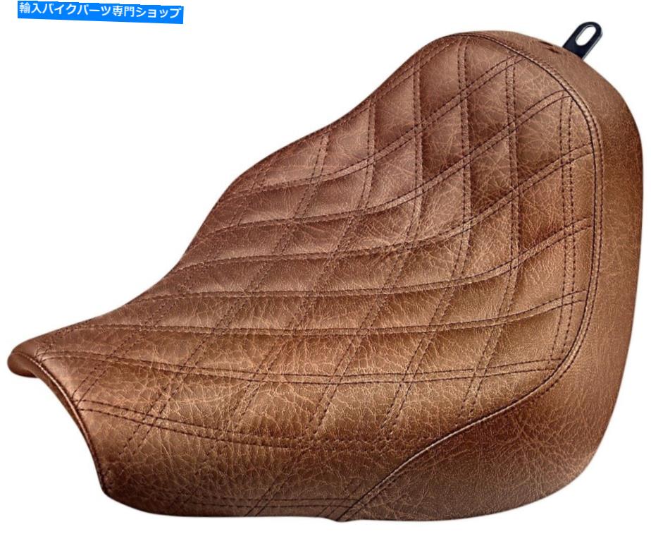 Seats 18-20 fxbr/sΥͥɳʻҥƥåȥ֥饦󥸥818-31-002bls Renegade Lattice Stitched Solo Seat Brown Gel 818-31-002BLS For 18-20 FXBR/S