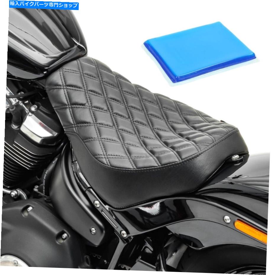 Seats ハーレーソフトエイルストリートボブ /標準のソロシートジェル18-22クラフトドDS4 Solo Seat Gel for Harley Softail Street Bob / Standard 18-22 Craftride DS4