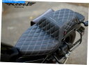 Seats マットブラックサドルレーサーホンダ反乱軍のデュアルシートクッションCMX 300 500 17-2022 MATTE BLACK SADDLE RA...
