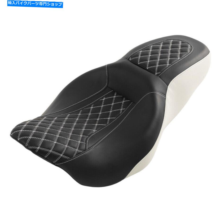 Seats ハーレーロードストリートグライドFLHX 2009-2022 USに適したドライバー助手席ピリオン Driver Passenger Seat Pillion Fit For Harley Road Street Glide FLHX 2009-2022 US