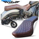 Seats ホンダ反乱軍CMX 250 300 500 2017-22に適したダブルデュアルブラウンシートクッションフィット DOUBLE DUAL BROWN...